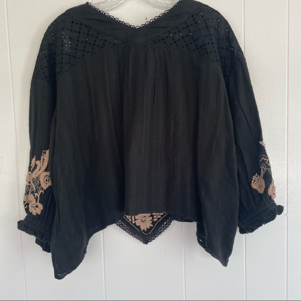 Free people New Romantics gypsy festival blouse shirt top - Picture 2 of 3